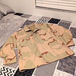 Vintage Men's Military Field Jacket Wth Hood ( Air Force ) Large/Regular NWOT